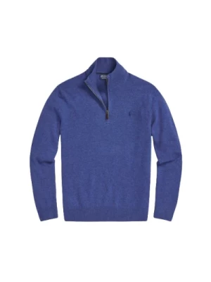 Sweter z półzamek z wełny merino Polo Ralph Lauren