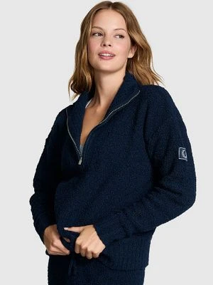 Sweter z półzamkiem z bouclé Victoria's Secret