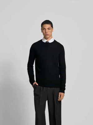 Sweter z prążkowanym ściągaczem Dsquared2 Czarny