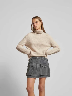 Sweter z prążkowanymi wykończeniami Joseph Écru melanż