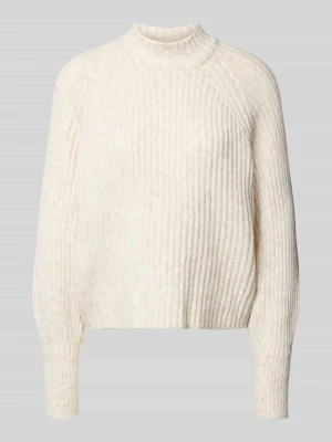 Sweter z raglanowymi rękawami Only Écru melanż