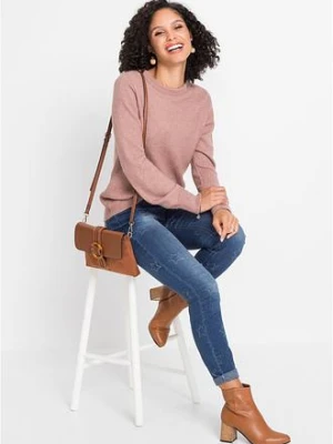 Sweter z rękawami balonowymi bonprix