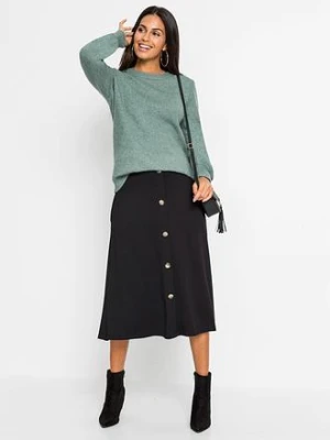 Sweter z rękawami balonowymi bonprix