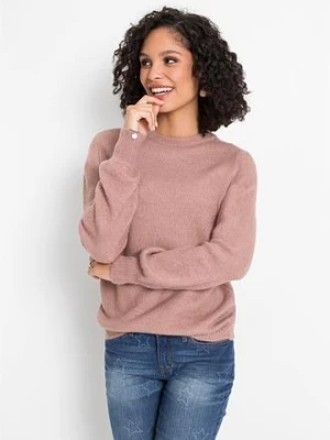 Sweter z rękawami balonowymi bonprix