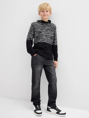 Sweter z szalowym kołnierzem bonprix