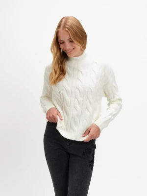 Sweter z warkoczowym splotem Top Secret