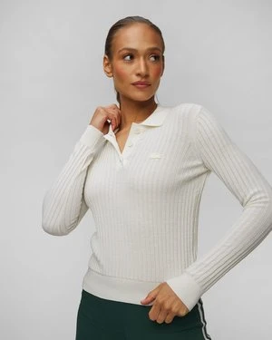Sweter z wełną damski Lacoste