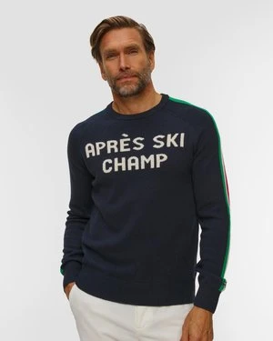 Sweter Z Wełną Męski Mc2 Saint Barth Heron Ski