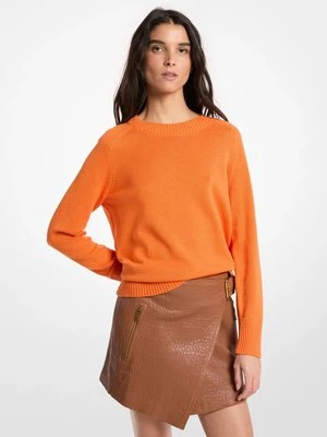 Sweter z wełny i bawełny MICHAEL Michael Kors