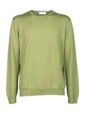 Sweter z wełny merino w kolorze pistacjowym Gran Sasso
