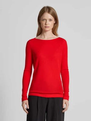 Sweter z wełny z dekoltem w łódkę Christian Berg Woman Selection