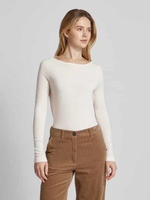 Sweter z wełny z dekoltem w łódkę Christian Berg Woman Selection