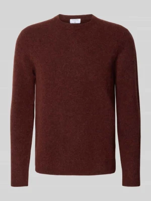 Sweter z wełny z domieszką jaka Filippa K Bordowy