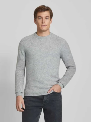 Sweter z wełny z wyhaftowanym logo MCNEAL