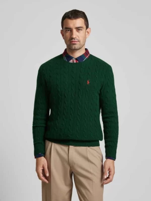 Sweter z wyhaftowanym logo Polo Ralph Lauren