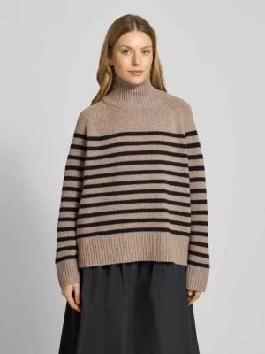 Sweter z wywijanym kołnierzem o kroju oversized z mieszanki wełny i kaszmiru Tommy Hilfiger