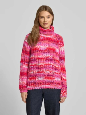 Sweter z wywijanym kołnierzem z dodatkiem wełny z alpaki Smith and Soul