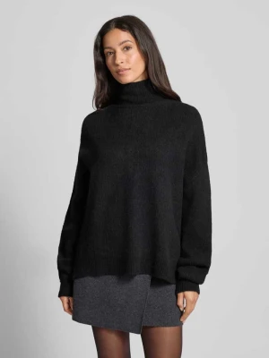 Sweter z wywijanym kołnierzem z efektem melanżu Rich & Royal