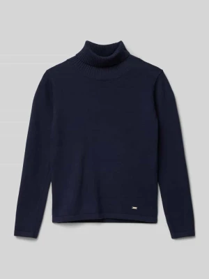 Sweter z wywijanym kołnierzem z prążkowanymi wykończeniami Mayoral