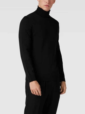 Sweter z wywijanym kołnierzem z wełny merino model ‘Donte’ JOOP! Collection