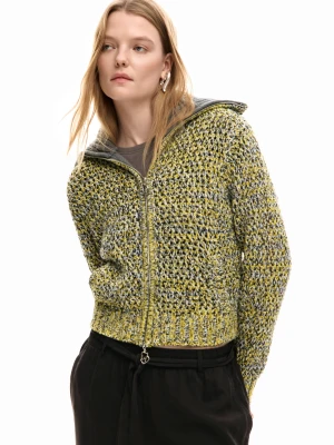 Sweter zapinany na zamek Desigual
