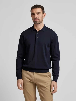 Sweter z dzianiny z żywej wełny maerz muenchen