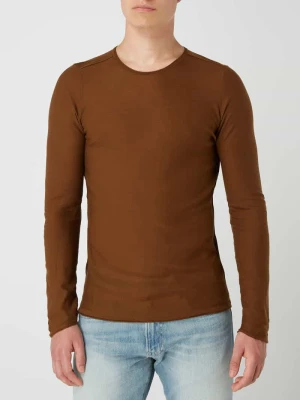 Sweter z żywej wełny model ‘Rik’ drykorn