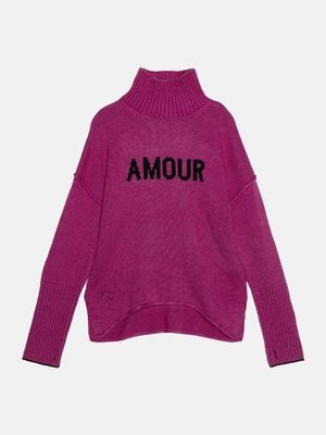 Sweter Zadig&Voltaire różowy