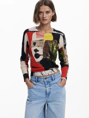 Sweter zaprojektowany przez Mr. Christian Lacroix Desigual