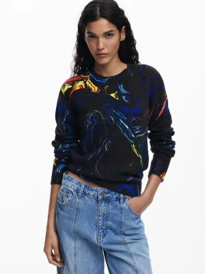 Sweter zaprojektowany przez Mr. Christian Lacroix Desigual