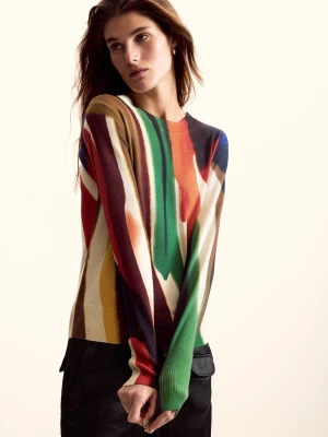 sweter zaprojektowany przez mr. christian lacroix Desigual