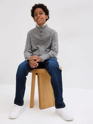 Sweter ze stójką bonprix