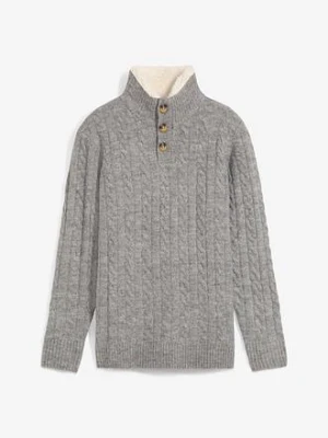 Sweter ze stójką bonprix