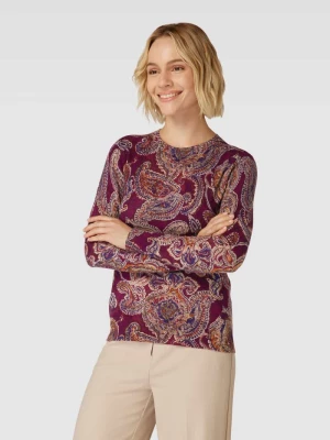 Sweter ze wzorem paisley model ‘SHAVONNE’ Lauren Ralph Lauren