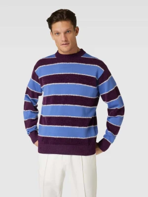 Sweter ze wzorem w paski model ‘Alpert’ Boss Orange