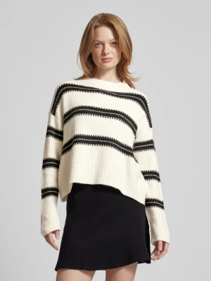 Sweter ze wzorem w paski model ‘DAZZLE’ Vero Moda