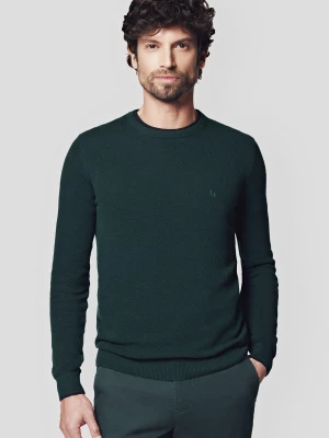Sweter Zielony z Bawełną Clive Lancerto