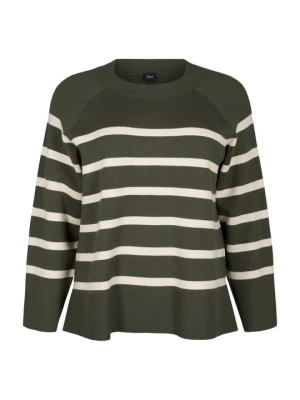 Sweter Zizzi ciemnozielony