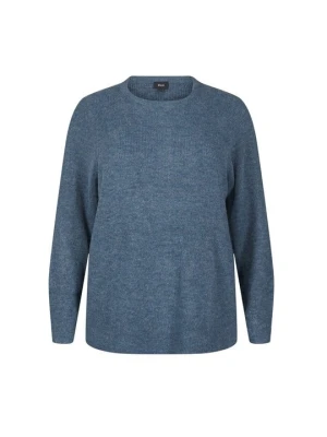 Sweter Zizzi granatowy melanż