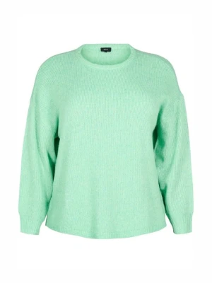 Sweter Zizzi jasnozielony melanż