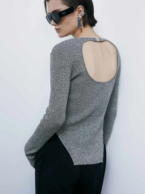 Sweterek body z wycięciem PATRIZIA PEPE