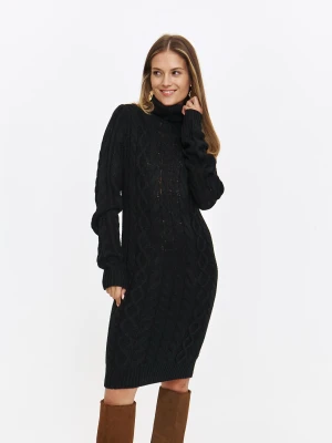 Swetrowa sukienka w kolorze czarnym Top Secret