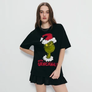 Świąteczna koszulka z nadrukiem Grinch'a House