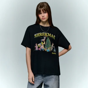 Świąteczna koszulka z nadrukiem Shrekmas House