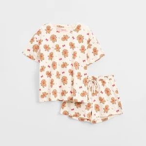 Świąteczna piżama dwuczęściowa w pierniczki House