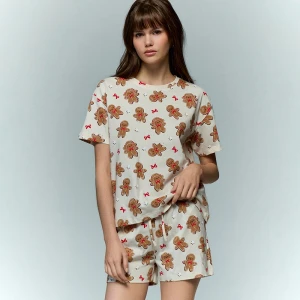 Świąteczna piżama dwuczęściowa w pierniczki House