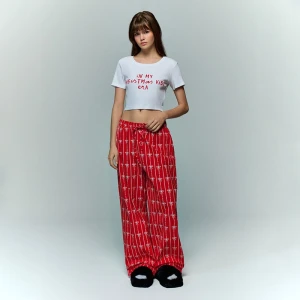 Świąteczna piżama z napisem In my Christmas Vibe Era House