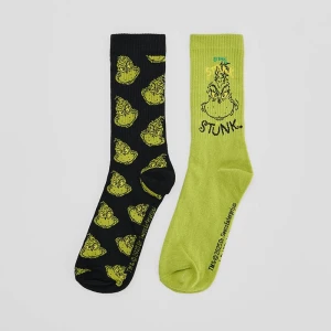 Świąteczne skarpetki z motywem Grinch 2-pak House