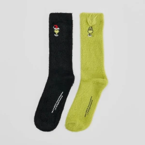 Świąteczne skarpetki z motywem Grincha 2-pak House