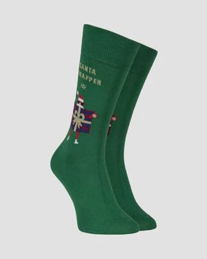 Świąteczne skarpety męskie Burlington X-Mas Wrapper
